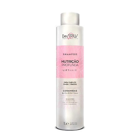 Shampoo Nutrição Profunda Lifth Hair De Sírius 1L