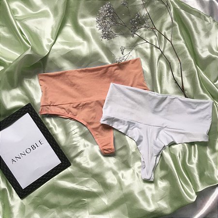 Calcinha modeladora cós alto fio - Annoble