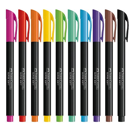 Caneta Hidrográfica Faber Castell SuperSoft Brush Pen Unidade