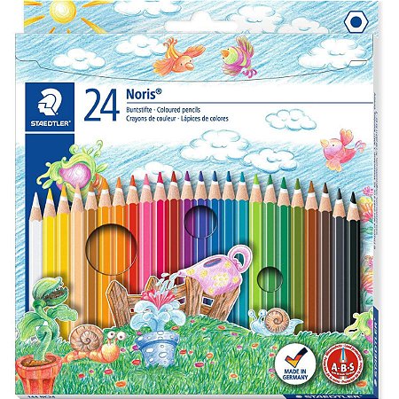 Lápis de Cor Staedtler Noris 24 Cores