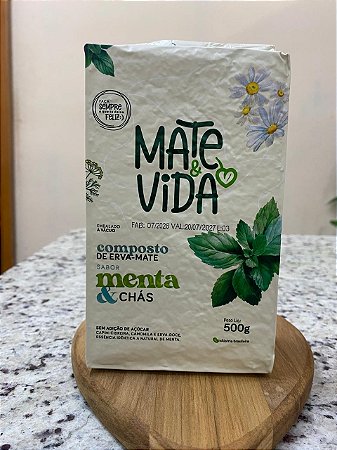 Composto de Erva -Mate sabor Menta e Chás