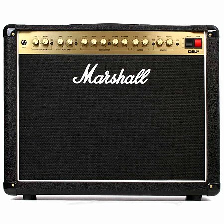 Amplificador para Guitarra Valvulado Combo Marshall DSL40CR 40W