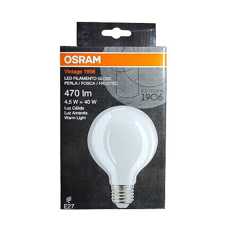 LED FIL GLOBE FO 4.5W 2700K 806lm BIV 7018588