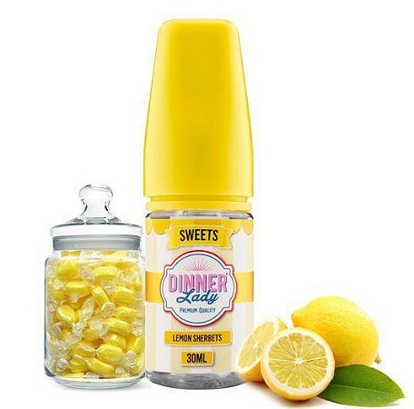 Líquido Nicotine Salt - Dinner Lady - Lemon Sherbet - 30ml