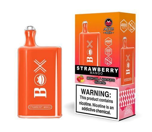 Strawberry Mango - Aokit Box - 4000 Puffs - 5% Nicsalt - Pod Descartável