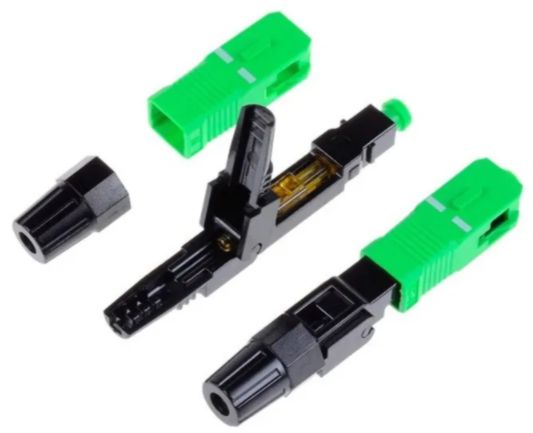 Conector Sc-apc Fibra Óptica Fast Verde