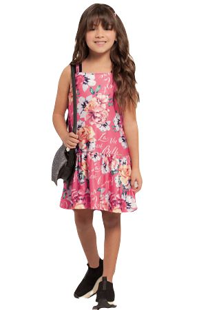 VESTIDO FASHION FLOWERS  MILLI & NINA