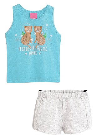 CONJUNTO REGATA E SHORT KAMYLUS