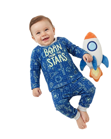 PIJAMA STAR BRILHA NO ESCURO ELIAN