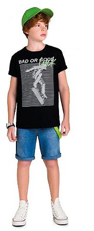 CAMISA MEIA MALHA ESTAMPA EM RELEVO EXTREME