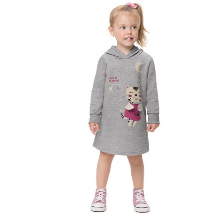 VESTIDO MOLETOM SPACE ALENICE