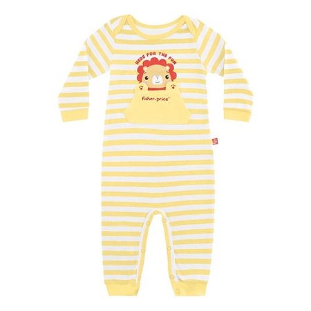 MACACAO BEBE MANGA LONGA EM SUEDINE FISHER PRICE - FAKINI