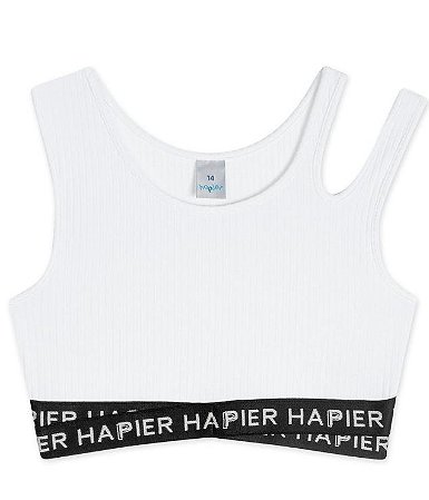 TOP CROPPED RIBANA CANELADA - HAPIER
