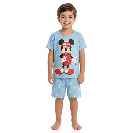 PIJAMA BRILHA NO ESCURO PERSONAGENS - MICKEY