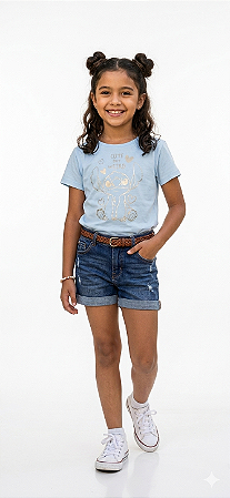 CAMISETA ESTAMPA LILO & STITCH DISNEY