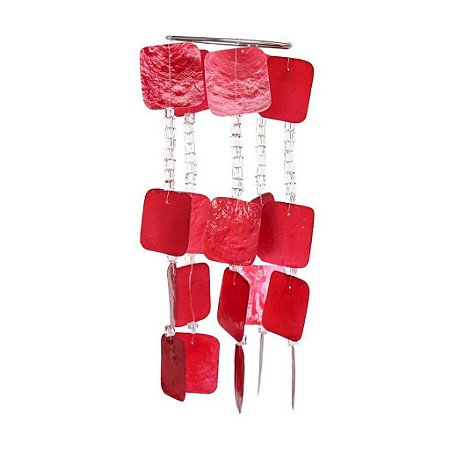 SINO EM MADREPÉROLA MENSAGEIRO DO VENTO