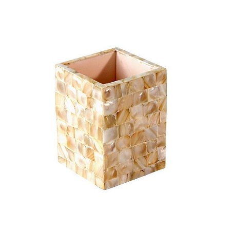 PORTA ESCOVAS EM MADREPÉROLA