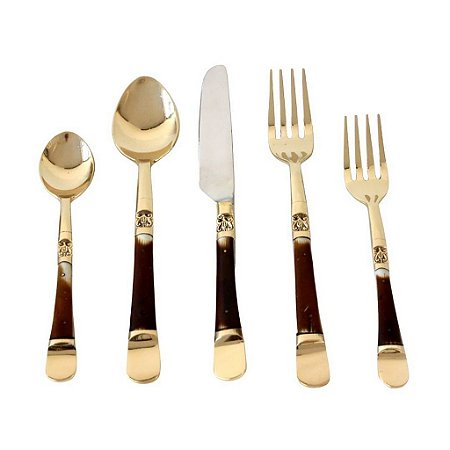 FAQUEIRO EM BRONZE E OSSO ANTIK