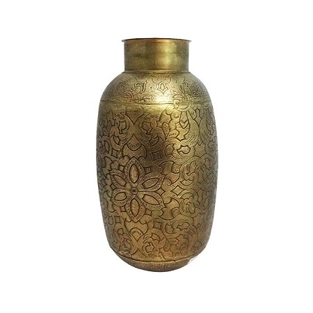 VASO EM FERRO E BRONZE CHATTISGARH