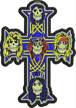 Patch Guns N' Roses 12x8,5 cm