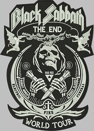 Patch Black Sabbath 36x26 cm