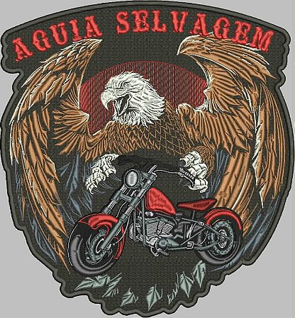 Patch Águia Selvagem 31x28 cm