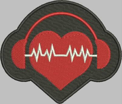 Patch Coração 8x8 cm