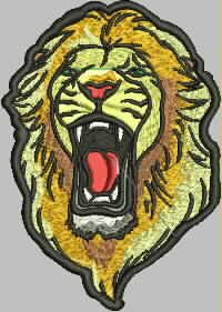 Patch Leão 10x07 cm