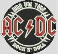 Patch ACDC 08x08 cm