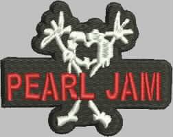 Patch Pearl Jam 07x09 cm