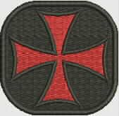 Patch Cruz de Ferro 07x07 cm
