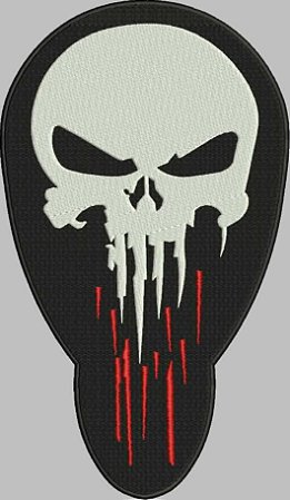 Patch Caveira 32x22 cm