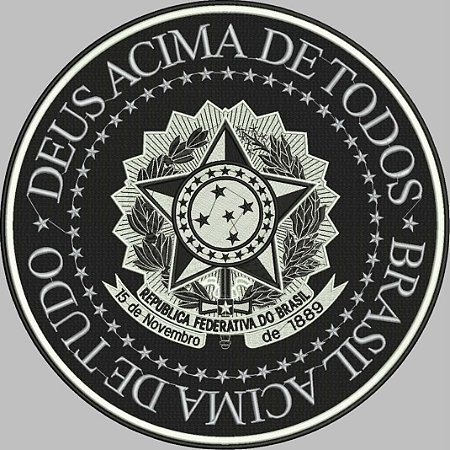 Patch Deus Acima de Todos 30x30