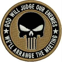 Patch Justiceiro 07x07 cm