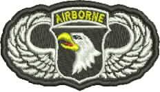 Patch Airborne Águia 06x09 cm