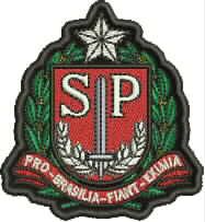 Patch Estado de SP 08x08 cm