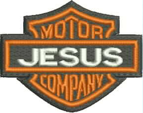 Patch Jesus Motor Company 05x07 cm
