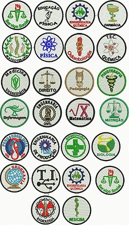 Patch Profissões 07x07 cm