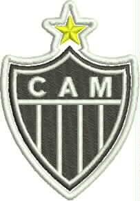Patch Atletico Mineiro 10x07 cm