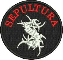 Patch Sepultura 07x07 cm