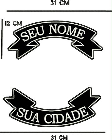 Patch Par de Tarjas 31cm