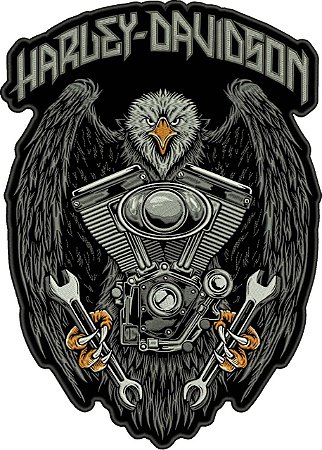 Patch Águia Moto HD