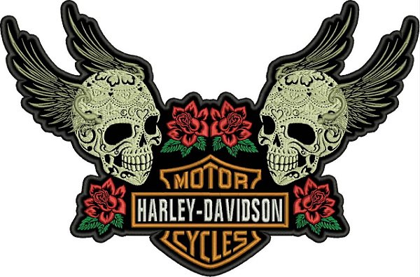 Patch Dupla Caveira HD