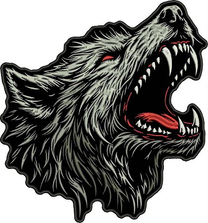 Patch Lobo Uivando
