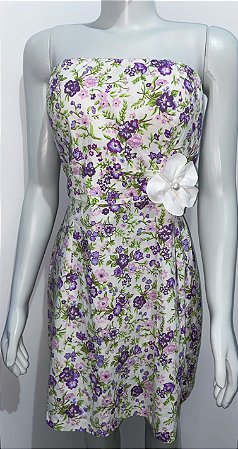 Vestido alfaiataria estampado