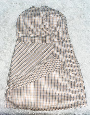 Vestido alfaiataria com estampa