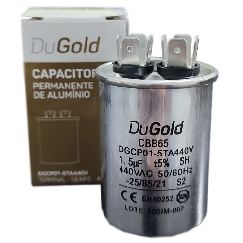 Capacitor De Aluminio DGCP01-5TA 440V 1,5 MFD - 440V