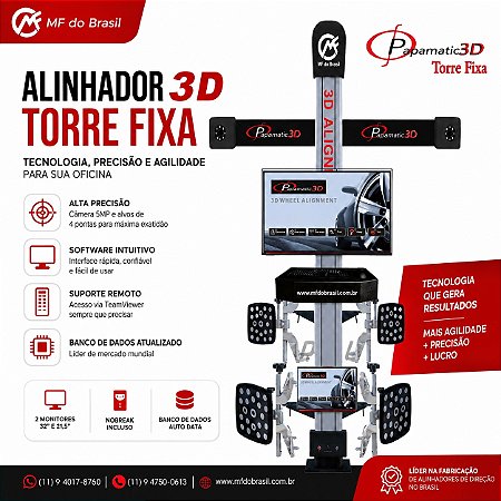 Alinhador 3D - COM DOIS MONITORES 32' & 21' E MINICPU ASUS DE 8GB RAM ACOPLADA NO RACK COM IMPRESSORA E NOBREAK