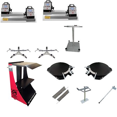 Alinhador Computadorizado 4 Cabeças com Rack Vermelho