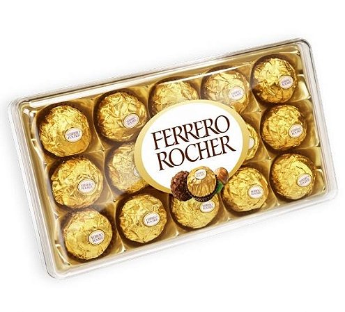 Bombons Ferrero Rocher - Vitória Cestas e Presentes - Compre online Cestas  de Café da Manhã Cestas e Presentes